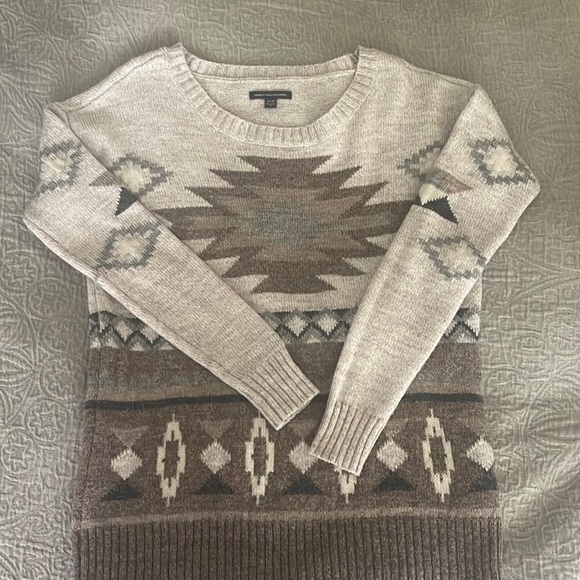 American Eagle Outfitters Sweaters - American Eagle Aztec Wool Blend Sweater | Extra Small